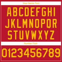 Load image into Gallery viewer, Custom Stitched Red Gold Christmas 3D Sports Pullover Sweatshirt Hoodie
