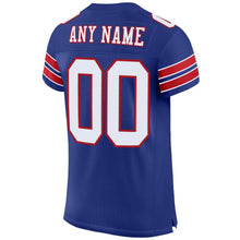 Charger l&#39;image dans la galerie, Custom Royal White-Red Mesh Authentic Football Jersey
