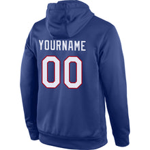 Charger l&#39;image dans la galerie, Custom Stitched Royal White-Red Sports Pullover Sweatshirt Hoodie
