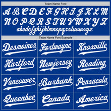 Laden Sie das Bild in den Galerie-Viewer, Custom Royal White-Gold Authentic Baseball Jersey
