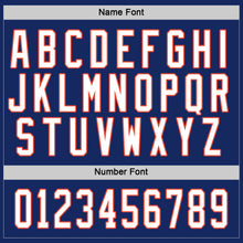 Charger l&#39;image dans la galerie, Custom Royal White-Orange Hockey Jersey

