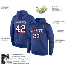 Load image into Gallery viewer, Custom Stitched Royal White-Red Sports Pullover Sweatshirt Hoodie
