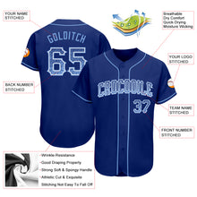 Load image into Gallery viewer, Custom Royal Light Blue-White Authentic Drift Fashion Baseball Jersey
