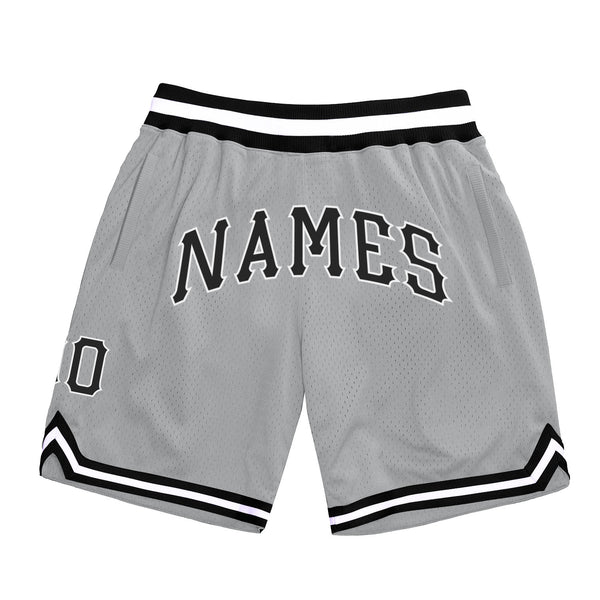 Sale Build White Basketball Gray Shorts Black – CustomJerseysPro