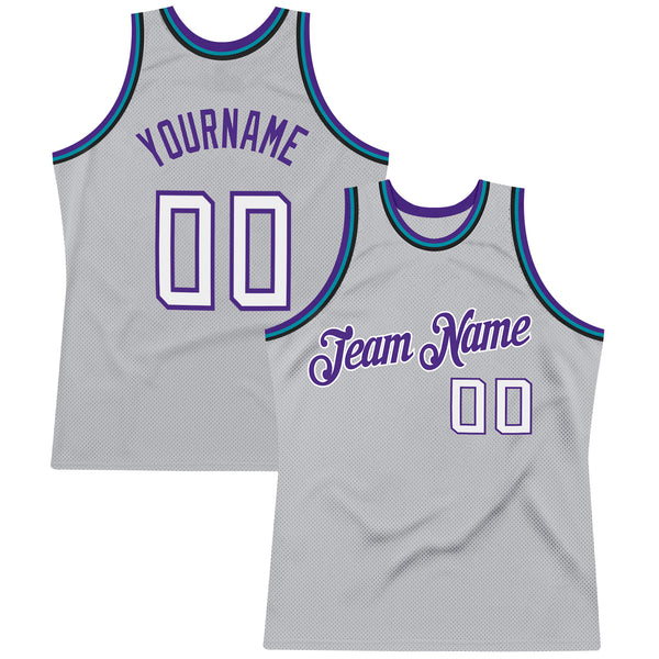 Cheap Custom Hunter Green Purple-White Authentic Throwback Basketball Jersey  Free Shipping – CustomJerseysPro