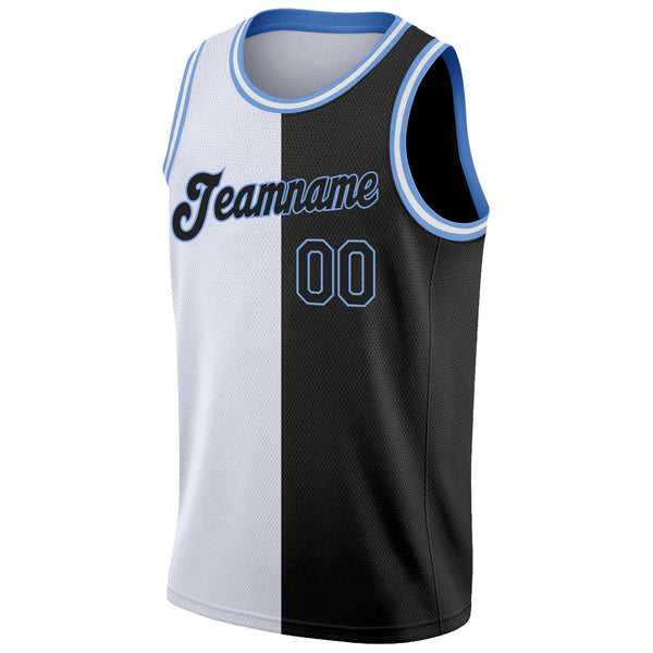 blue blank basketball jersey