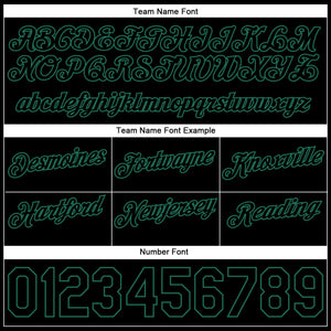 Custom White Black-Kelly Green Authentic Throwback Split Fashion Basketball Shorts