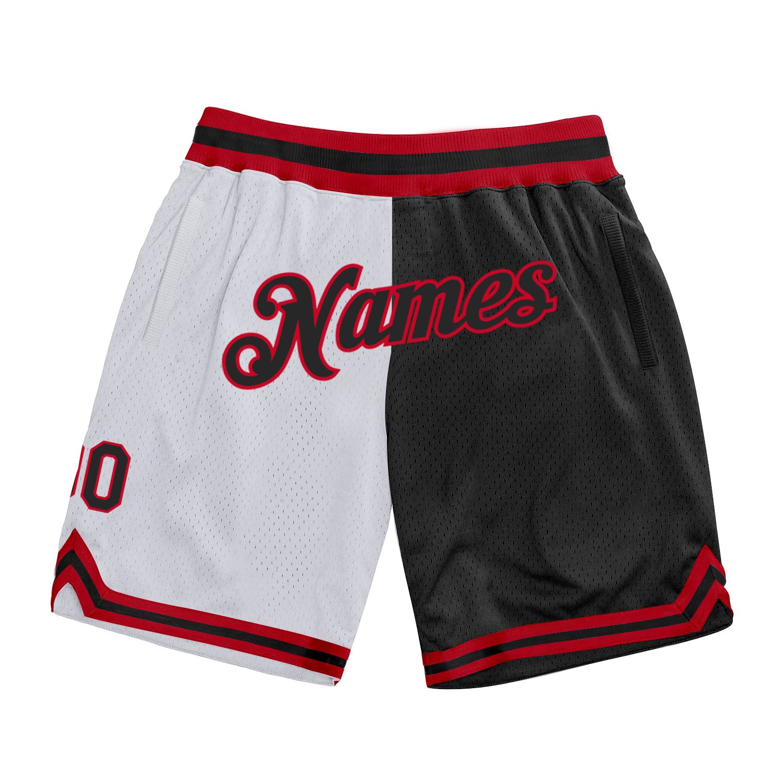 Mitchell & Ness NBA Authentic Shorts - White/Black