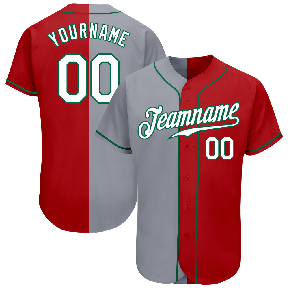 Cheap Custom Red White-Navy Authentic Fade Fashion Baseball Jersey Free  Shipping – CustomJerseysPro