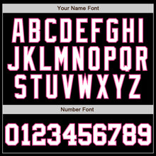 Load image into Gallery viewer, Custom Black White-Pink Authentic Two Tone Baseball Jersey
