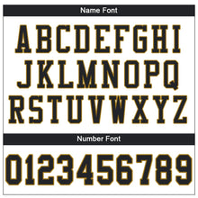 Laden Sie das Bild in den Galerie-Viewer, Custom White Black-Old Gold Mesh Authentic Football Jersey
