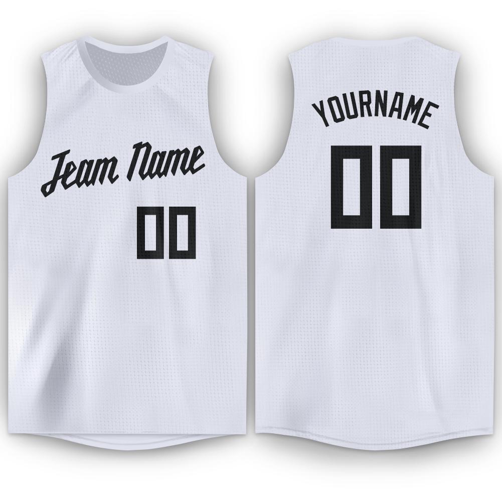 custom white jersey design basketball