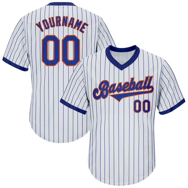 Royal blue and white baseball jersey cheap