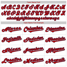 Laden Sie das Bild in den Galerie-Viewer, Custom White Red-Navy Authentic Baseball Jersey
