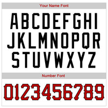 Load image into Gallery viewer, Custom White Red Pinstripe Red-Black Authentic Baseball Jersey
