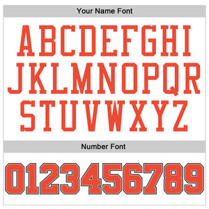 Custom White Orange-Gray Authentic Throwback Basketball Jersey