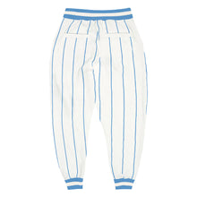 Laden Sie das Bild in den Galerie-Viewer, Custom White Light Blue Pinstripe Light Blue-White Sports Pants
