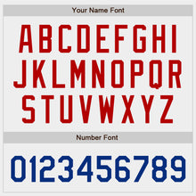 Laden Sie das Bild in den Galerie-Viewer, Custom White Royal-Red Authentic Baseball Jersey
