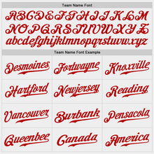 Laden Sie das Bild in den Galerie-Viewer, Custom White Royal-Red Authentic Baseball Jersey
